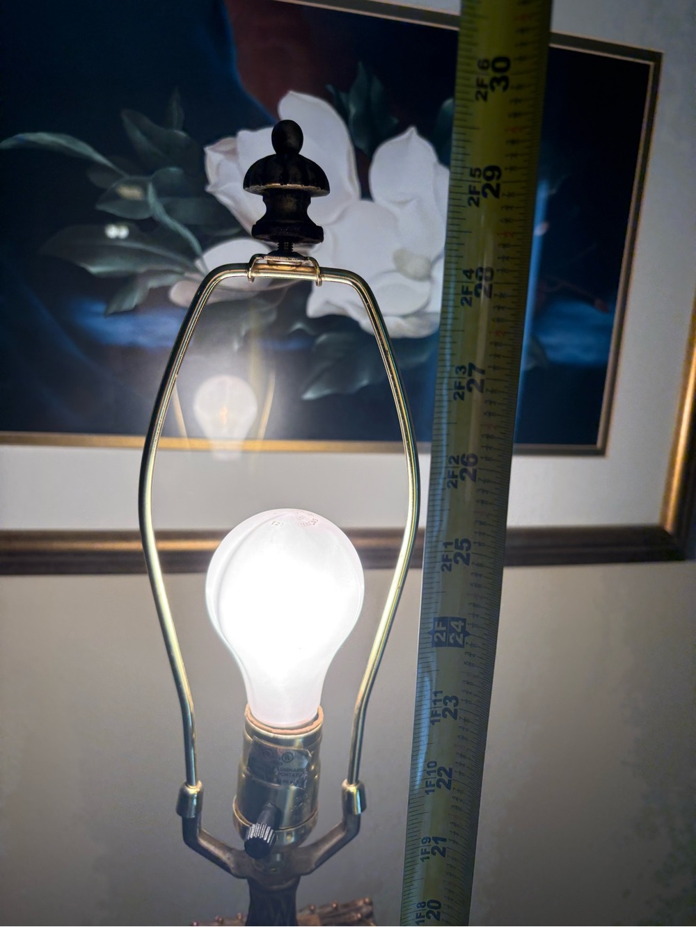 Vintage Chinoiserie Style Urn Table Lamp - Picture 12 of 12